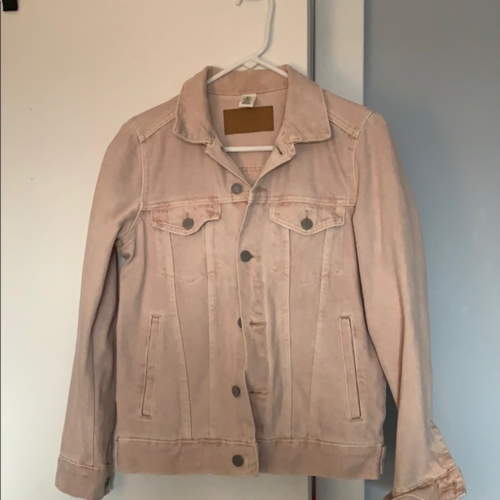 Pink jean jacket